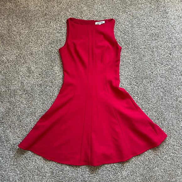 Elizabeth & James berry pink/red Hollis sleeveless mini dress size 8 NWT - Picture 7 of 15